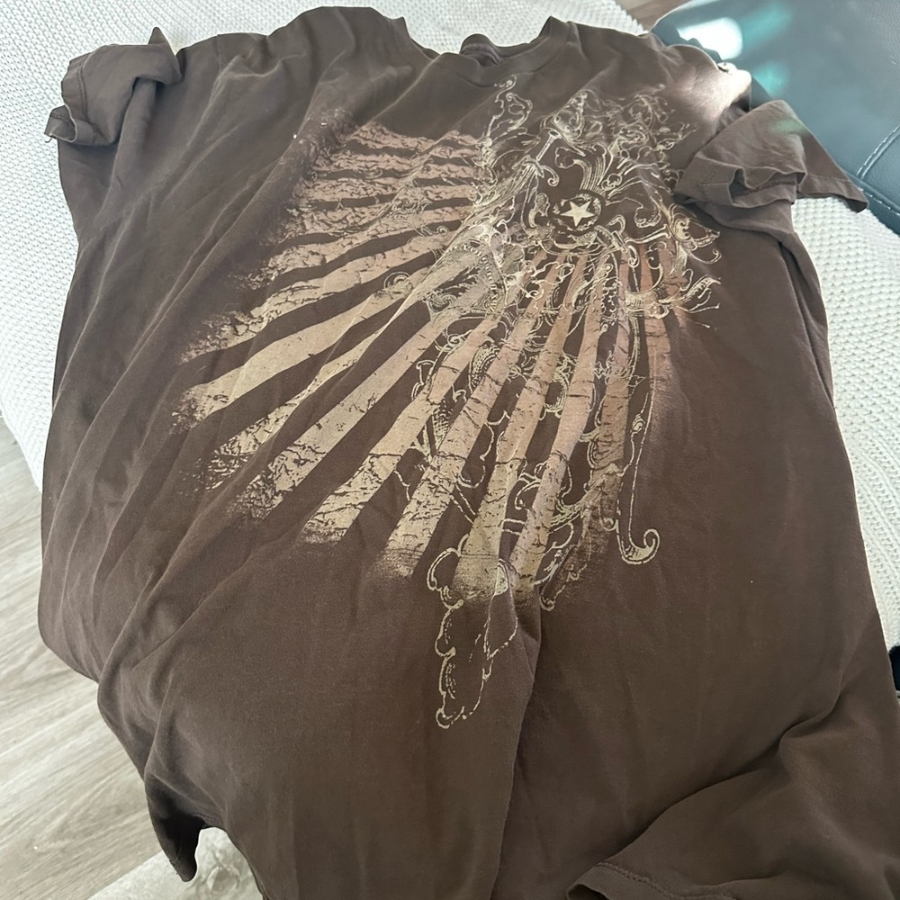 Brown Graphic T-Shirt